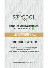 Sta-Cool The Golffather velvet golf accessory bag, alternate view