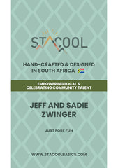 Sta-Cool Jeff & Sadie Zwinger velvet golf accessory bag, alternate view