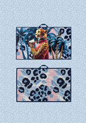 Sta-Cool Go Wild Series Savannah Slice double-layered golf towel
