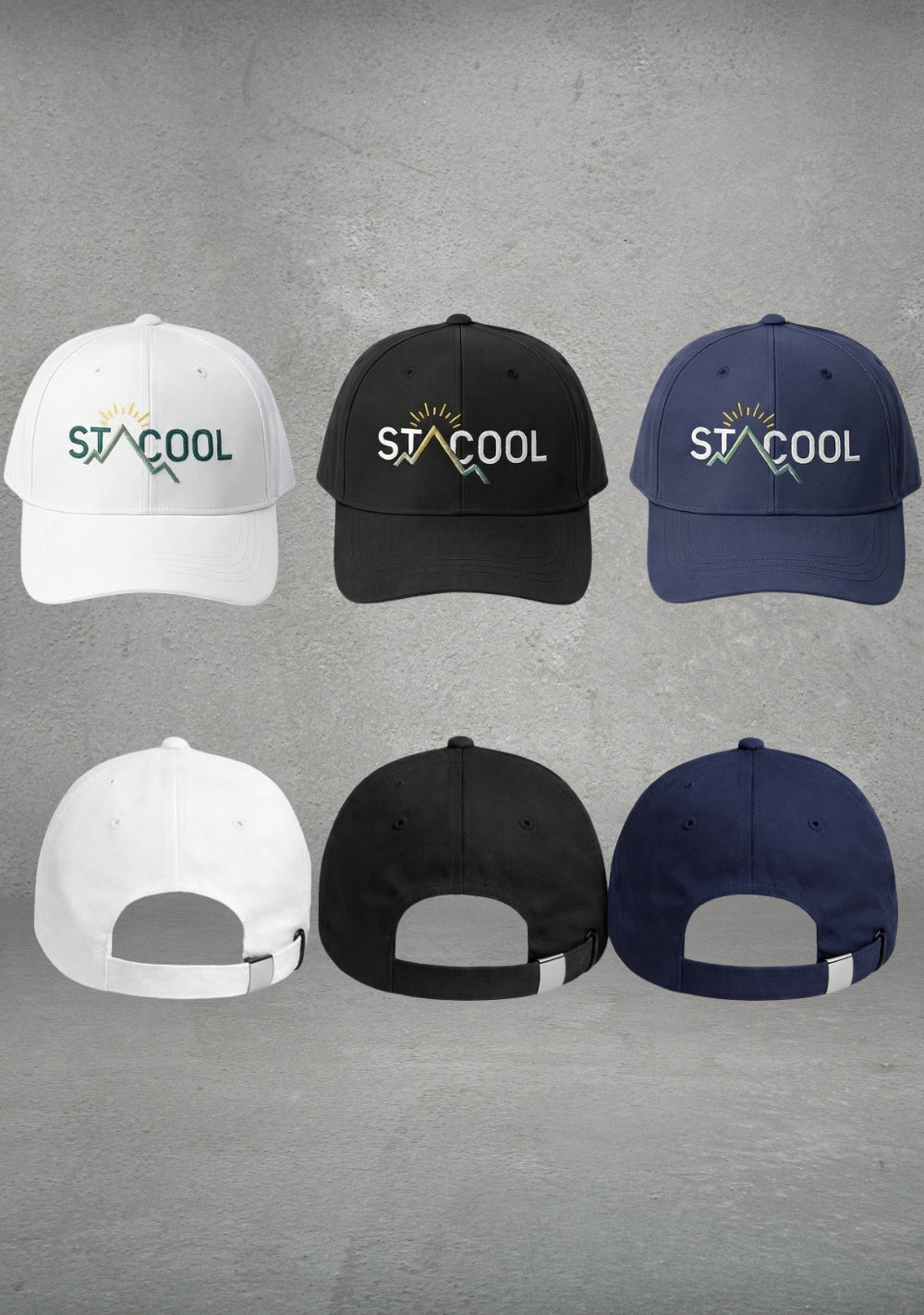 Sta-Cool performance cap with adjustable clasp, back view