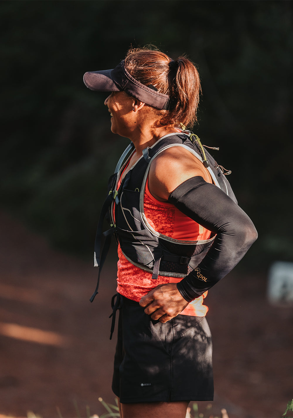 Sta-Cool UPF 50+ arm sleeves worn outdoors for sun protection